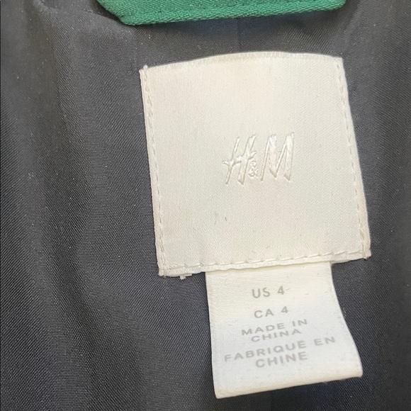 H&M Black and Green Blazer - Picture 2 of 3